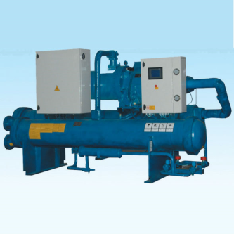 Sewage source screw heat pump unit