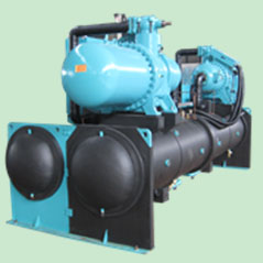 Water source screw heat pump unit